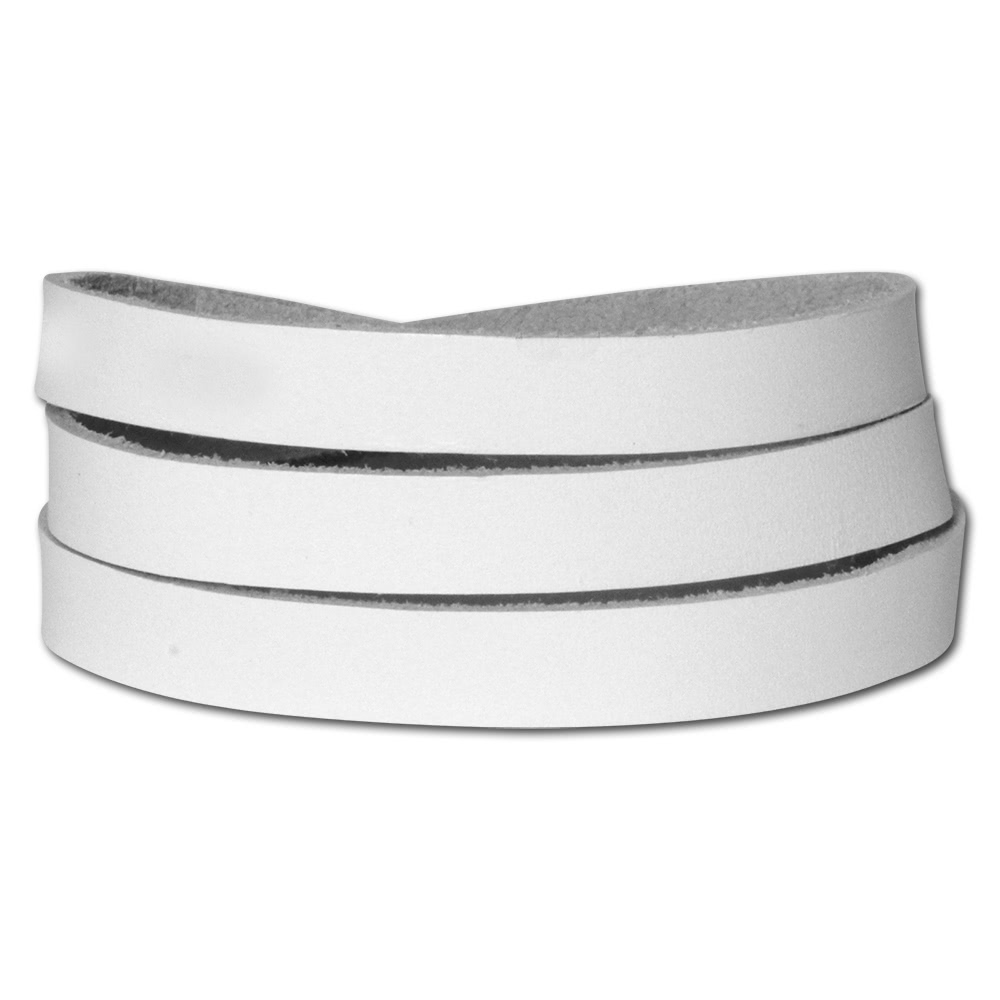 SilberDream Lederarmband wei Herren Leder Armband LA0127W