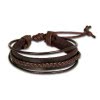 SilberDream Lederarmband braun Surferarmband Leder Armband LA1187