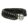 SilberDream Lederarmband schwarz Herren Leder Armband LA3073S