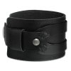 SilberDream Lederarmband Antik in schwarz Herren Leder Armband LA4293S