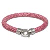 SilberDream Leder Armband Flamingo 6mm mit 925er Verschluss LS2652