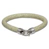 Leder Armband Margerita 6mm mit in 925 Sterling Silber Verschluss - Silber Dream Charms - LS2662