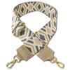 Florence Damen Boho-Gurt Canvas Leder tan braun grau OGP005YC