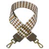 Florence Damen Boho-Gurt Canvas Leder braun tan wei OGP008YC