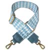 Florence Damen Boho-Gurt Canvas Leder jeansblau wei OGP008YH