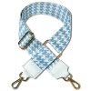 Florence Damen Boho-Gurt Canvas Leder wei hellblau OGP008YW