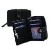 DrachenLeder  Leder schwarz Portemonaie Brieftasche RFID Schutz OPD210S