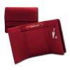 Old River  echtes Leder rot Minibrse Portemonnaie OPD310R