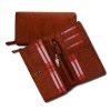 Groes Portemonnaie Querformat XXL Leder cognac Brieftasche OPD410O