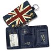 Robin Ruth Minibrse Canvas blau  Portemonnaie Union Jack OPG100F