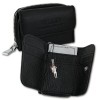 Wild Things Only  echtes Leder schwarz Portemonnaie Minibrse OPJ120S