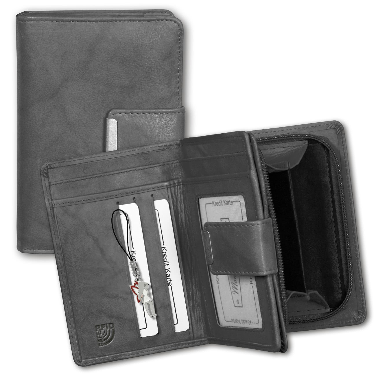 Money Maker bloqueador de RFID cuero mujer monedero Opj701k | Compra online en eBay
