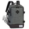 Bestway Flugbegleiter Businessrucksack Polyester Bordgepck grau unisex ORI103K