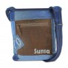 Sunsa Damen Canvas Tasche Jeans Crossbody  Hobo Bag blau OTA203N