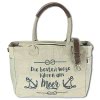 Sunsa Shopper  Canvas Leder beige OTA502C