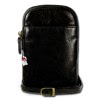 Drachenleder Handytasche Mini-Handtasche Leder schwarz  OTD310S