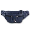New Bags trendige Grteltasche viel Stauraum PU-Leder Bauchtasche navy OTD5023B
