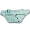 New Bags trendige Grteltasche viel Stauraum PU-Leder Bauchtasche mint OTD5023L