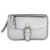 New Bags Damen Grteltasche eckige Form viel Stauraum Bauchtasche grau OTD5024K