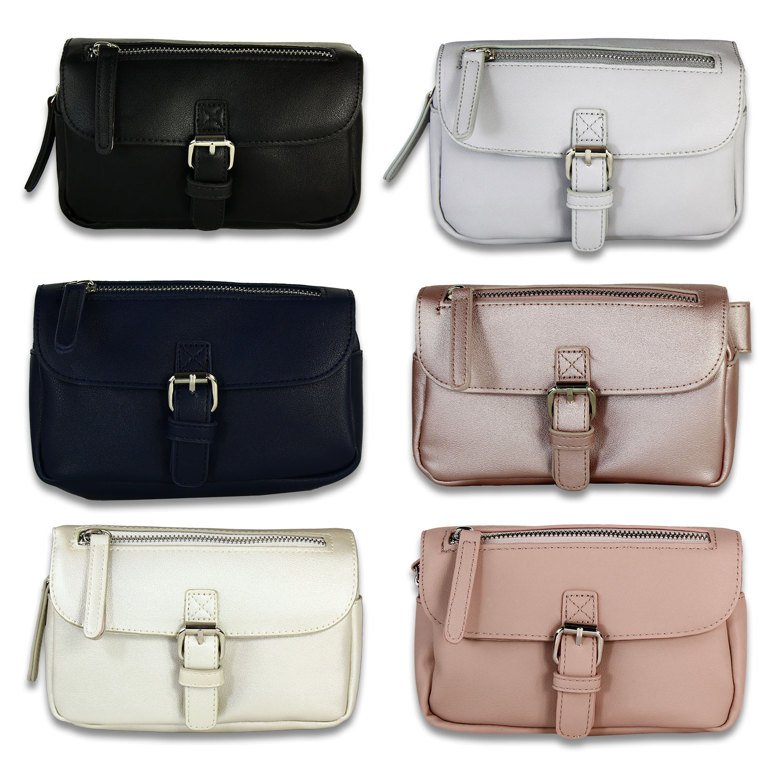 New Bags Damen Gürteltasche eckige Form Stauraum Hüfttasche Farbwahl OTD5024X