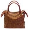 Florence Damen Umhngetasche Leder Tasche braun OTF170C1