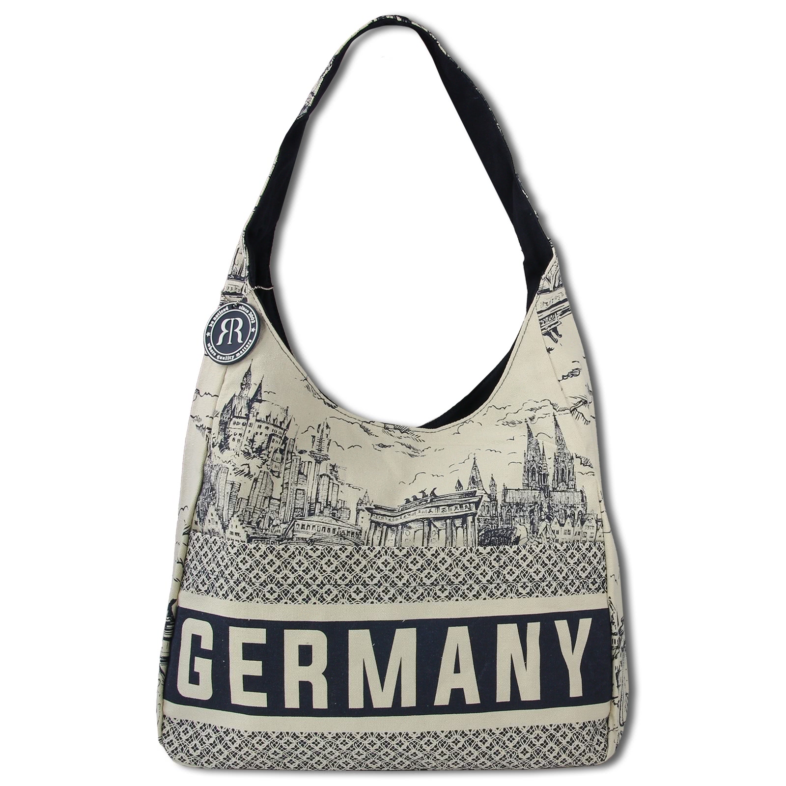 Robin Ruth  Baumwolle Polyester navy beige OTG3006M