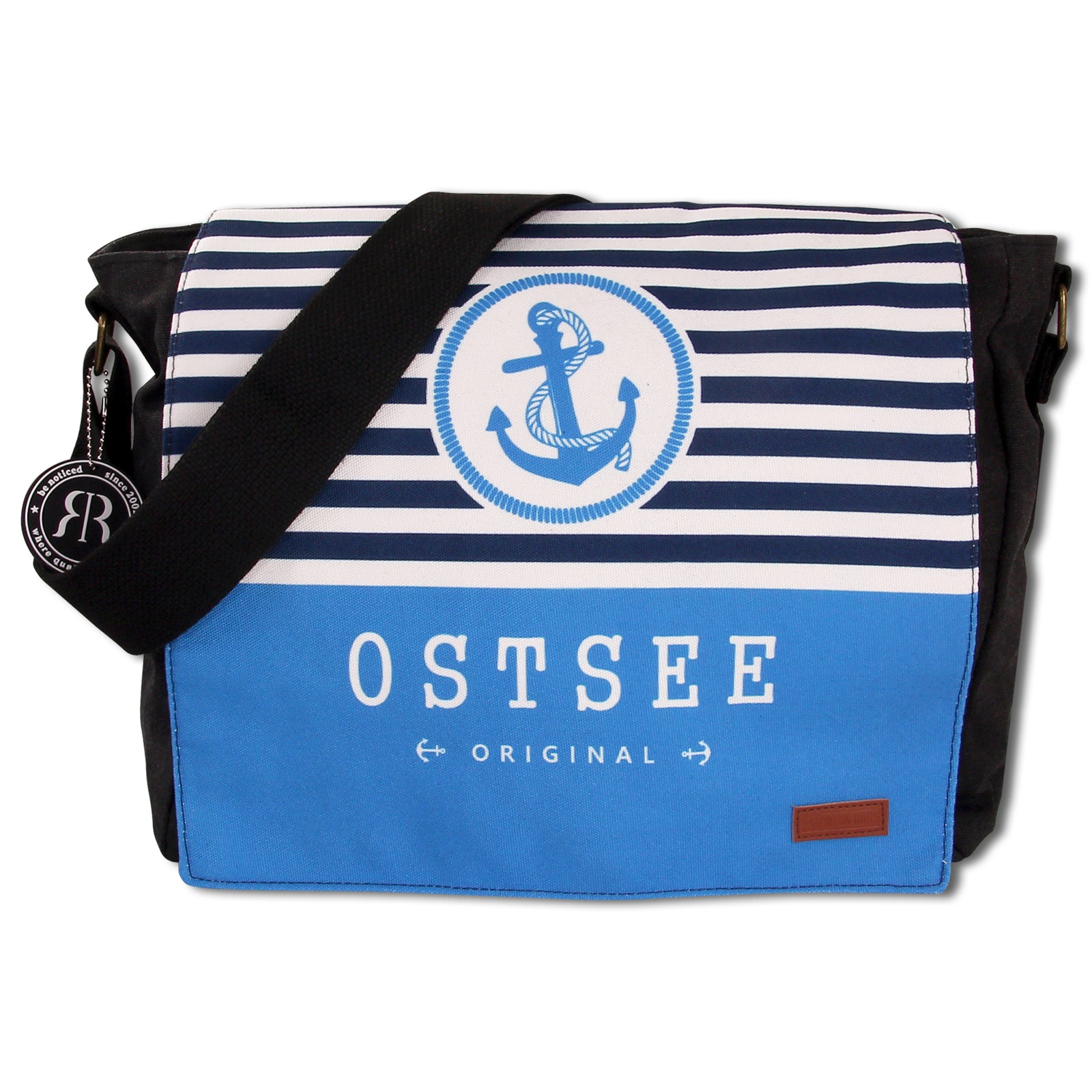 Robin Ruth  Baumwolle Polyester schwarz hellblau OTG5110B