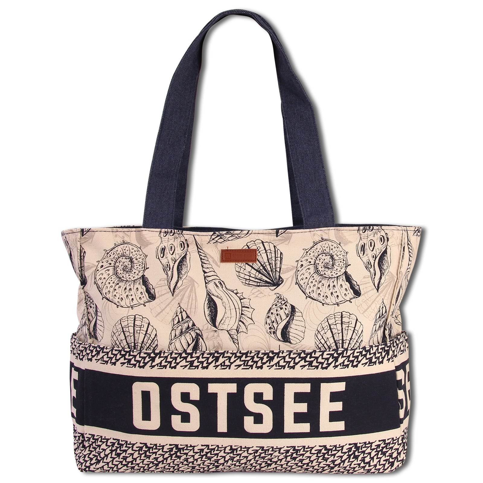 Robin Ruth Baumwolle dunkelblau natur OTG5118N