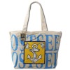 Robin Ruth Schultertasche Baumwolle Polyester beige blau OTG5123I