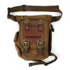 Manoro 2in1 , Grteltasche Canvas khaki, braun Tasche OTK211N