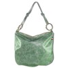 Florence Damen Umhngetasche Leder Tasche hellgrn, mint OTM111G