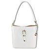 Florence Damen Umhngetasche Leder Tasche wei OTM812W