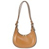 Florence Damen Umhngetasche Leder Tasche braun, taupe OTM814C
