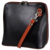Toscanto Damen   Leder Tasche schwarz braun OTT109UF