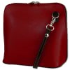 Toscanto Damen   Leder Tasche rot schwarz OTT109UR