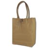 Toscanto Damen Shopper  Leder Tasche braun beige OTT112SC