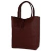 Toscanto Damen Shopper  Leder Tasche rot bordeaux OTT112SD
