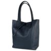 Toscanto Damen Shopper  Leder Tasche blau OTT112SM