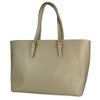 Toscanto Damen  Shopper Businesstasche Leder Tasche helltaupe grau OTT127SK