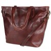 Toscanto Damen  Shopper Businesstasche Leder Tasche braun OTT133SN
