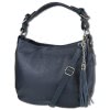 Toscanto Damen  Shopper Leder Tasche blau OTT134SB