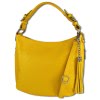 Toscanto Damen  Shopper Leder Tasche gelb OTT134SY