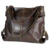 Toscanto Damen  Henkeltasche Shopper Leder Tasche braun OTT136SN