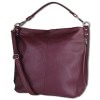 Toscanto Damen  Shopper Leder Tasche bordeaux rot OTT138SV