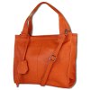 Toscanto Damen  Shopper Leder Tasche orange OTT155SO