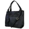 Toscanto Damen  Shopper Leder Tasche schwarz OTT155SS
