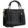 Toscanto Damen  Handtasche Leder Tasche schwarz OTT157US