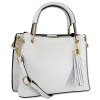 Toscanto Damen  Handtasche Leder Tasche wei OTT157UW