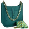 Toscanto Damen Jugend  Citytasche Leder Tasche trkis OTT158UT
