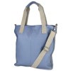 Toscanto Damen  Shopper Leder Tasche hellblau OTT161SH